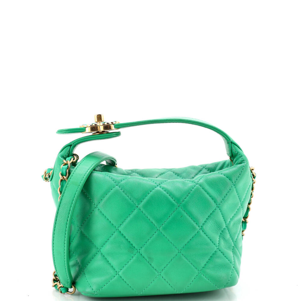 Chanel Small Perfect Meeting Hobo Quilted Lambskin